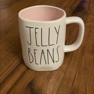 Rae dunn jelly beans mug pink inside